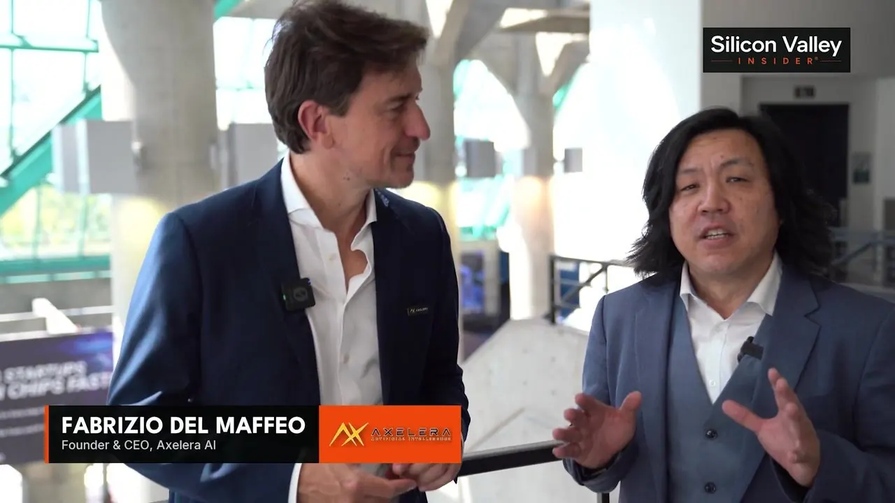 Fabrizio Del Maffeo of Axelera AI in the AI Infra Summit media zone